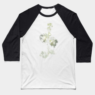 Hollyhock Mallow Baseball T-Shirt